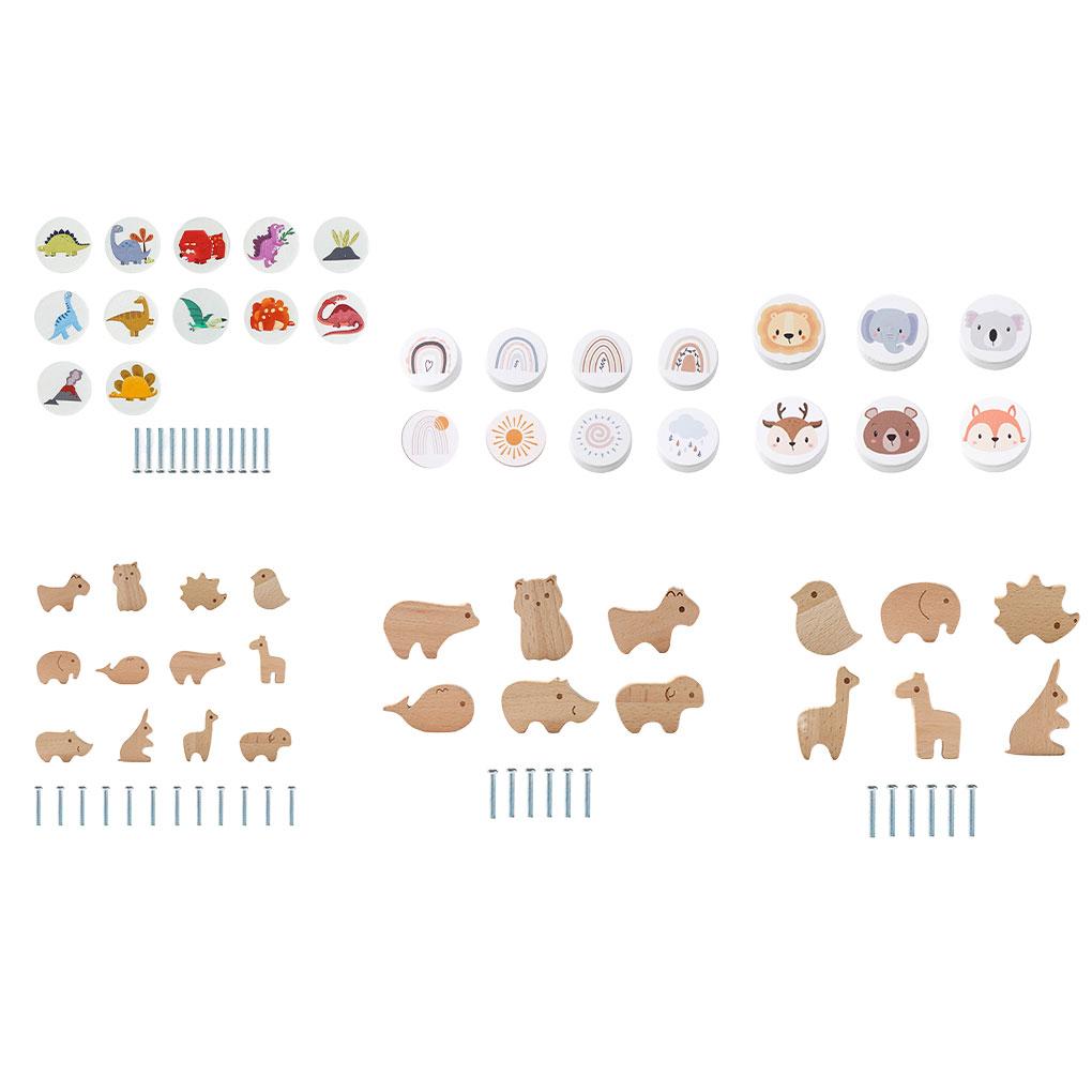 Animal Shape Wooden Drawer Handle Multiple Styles Exquisite Patterns Handles For Furniture