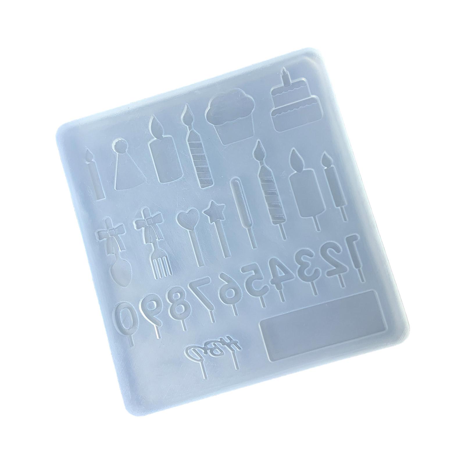 

Food Safe Silicone Birthday Candle Crafting Mold Silicone Decorating Moulds Silicone Texture for Creative Projects 1
