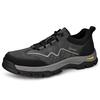 Leather platform non-slip field work hiking shoes tooling shoes men's autumn and winter outdoor casual hiking shoes