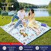 Foldable Outdoor Picnic Mat - Portable, Moisture-Proof, Thickened, Large Beach or Camping Ground Mat