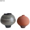 Minimalistische Runde Keramikvase Kreativer Blumentopf Tischdekoration Blumenarrangement Moderne Blumenvase Raum Ästhetische Dekoration