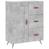 VidaXL Buffet gris béton 69,5x34x90 cm bois d'ingénierie 830232