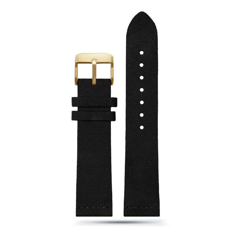 Genuine Leather Suede Watch Strap Retro Watchband 16mm 18mm 20mm 22mm Gray Black Brown Army Green Watch Accessories