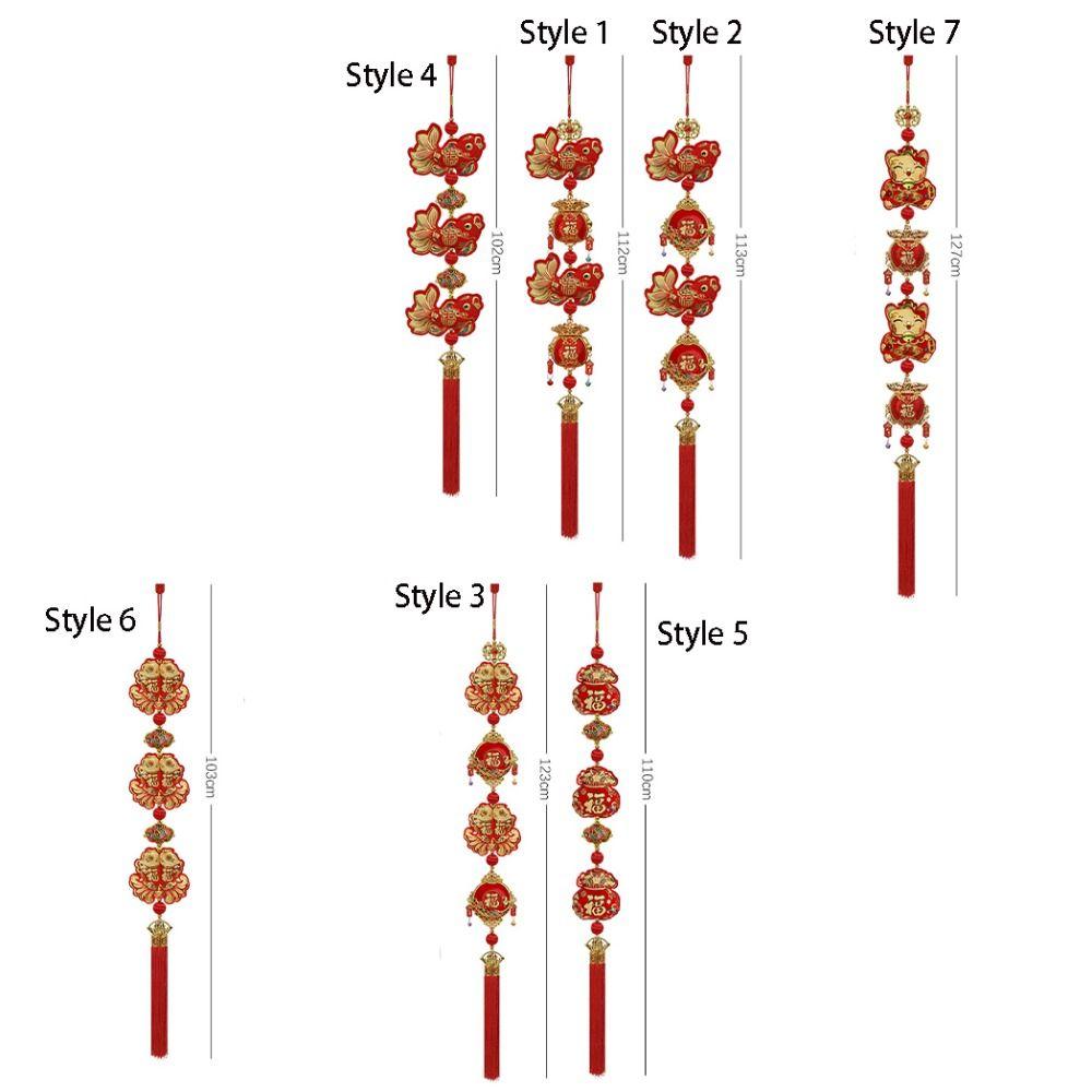 Reusable Spring Festival Decoration Pendant Traditional Chinese Knot Hanging  Living Room