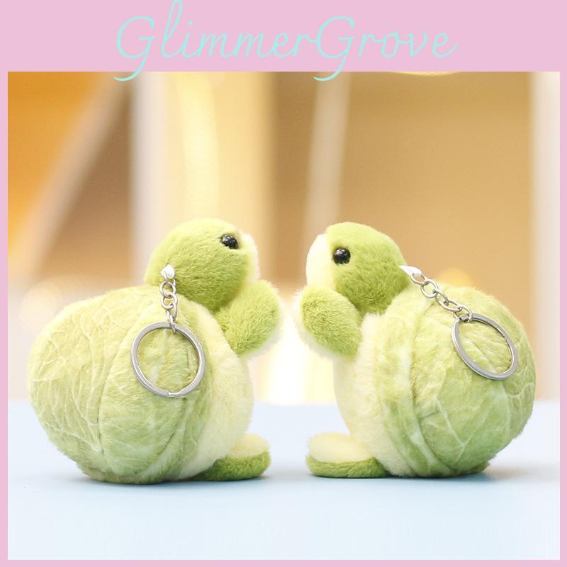 Vegetable Turtle Plush Keychain With Soft Pp Cotton Filling For Kids And Collectors