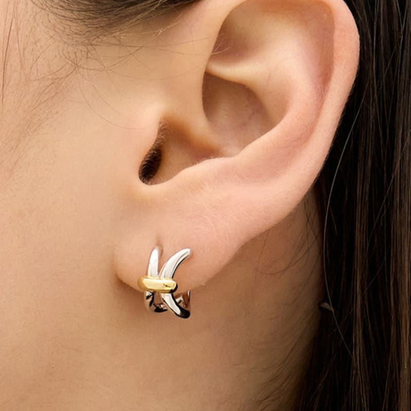 

hyeres-lor [Celebrity Wear] Aceh Silver (C) Hoop Earrings HL5E3A557C9XXX FREE