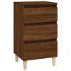 VidaXL Bedside Table Brown Oak 40x35x70 Cm Engineered Wood 819667