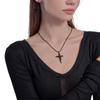 Orecchini Punk Spina Rosa Croce Stile Dolce Fresco Oscuro Ciondolo Collana Gioielli per Festa Halloween