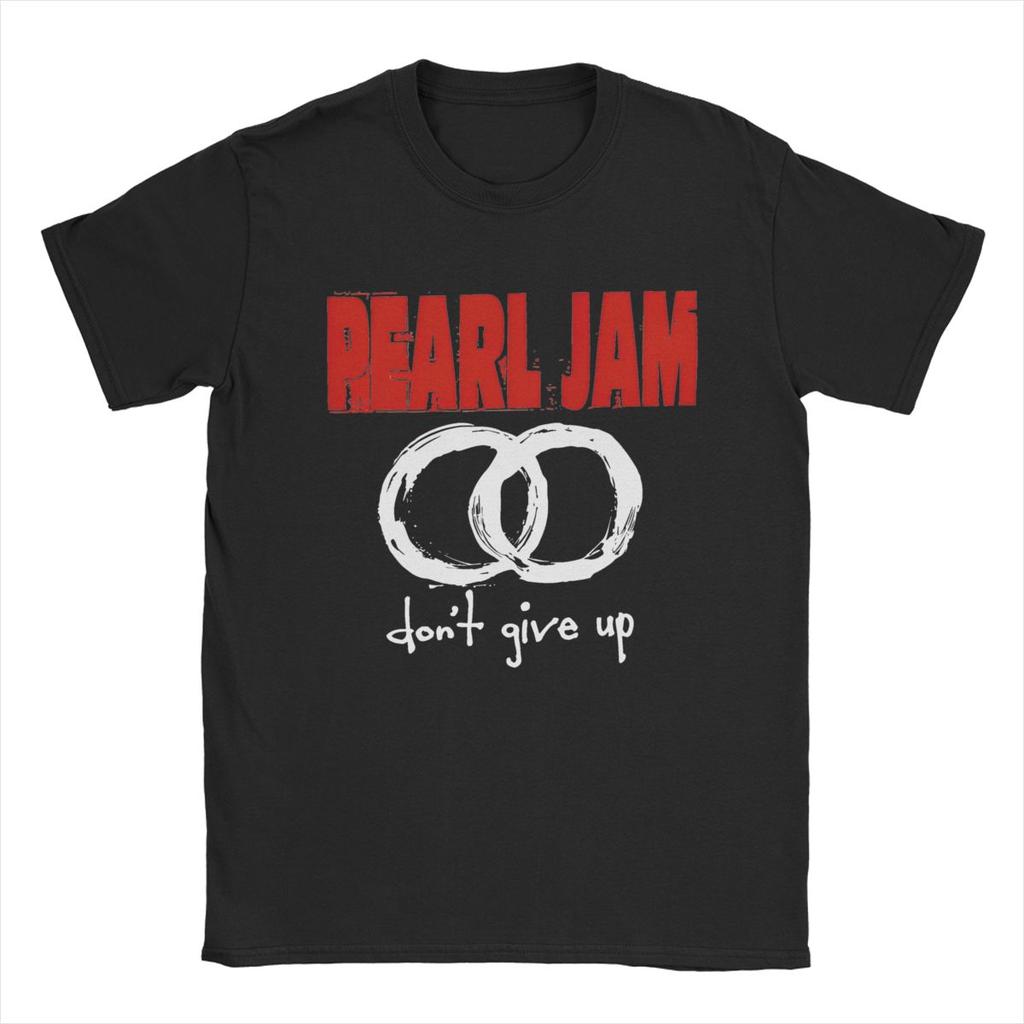 Fashion Pearls Jam Tour Album T-Shirts for Men Women Cotton Tee Shirt Adult Clothes