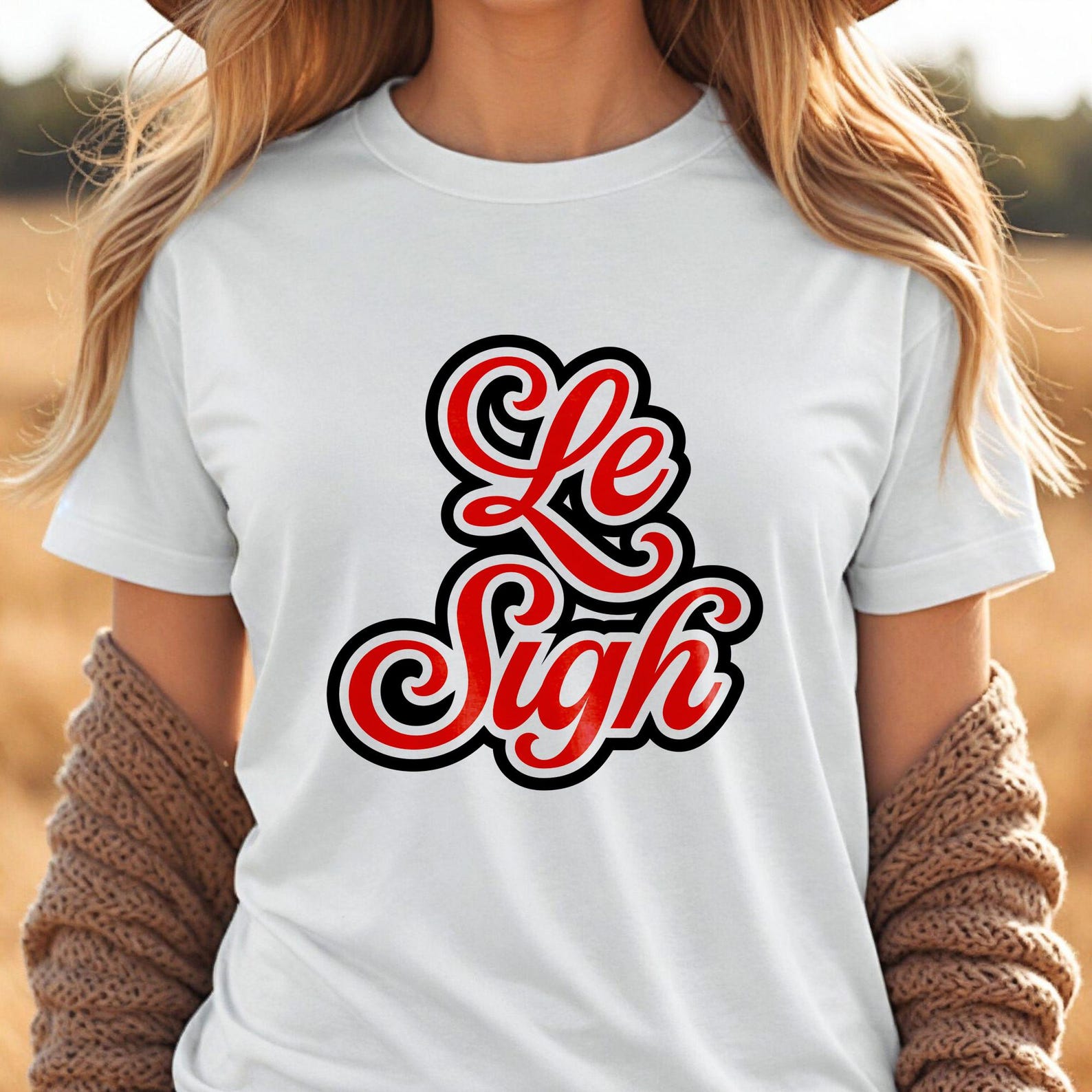 Le Sigh Unisex Shirt, Funny French Tee, Le Sigh Gift, Parisian Vibes T-Shirt, Sarcastic Graphic Top 2XL
