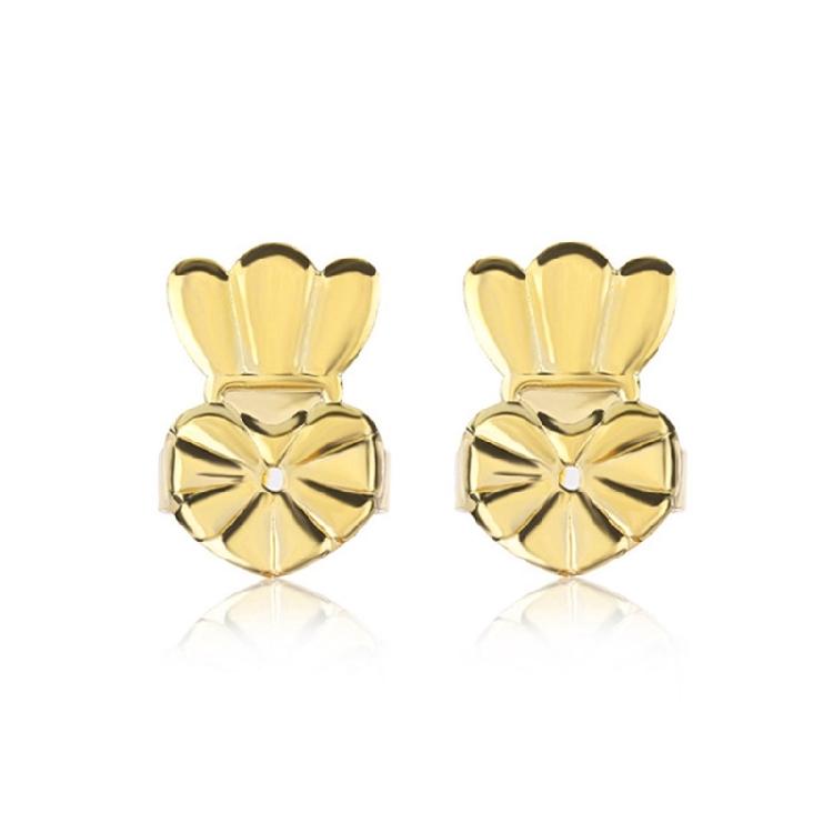 Hypoallergenic Safety Locking for Butterfly Ear Ring Stoppers Replacement Ear Lo