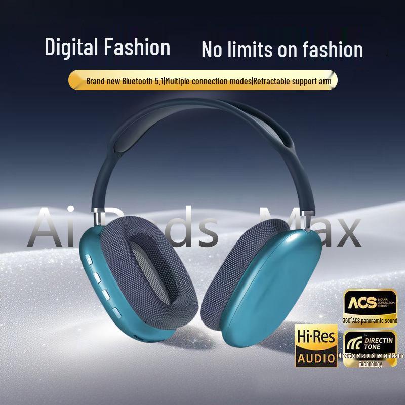 Huaqiangbei P9 Max Noise Cancelling Kabellose Bluetooth Over-Ear Kopfhörer für Apple