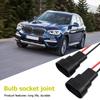 2pcs 9005 9006 HB4 Bulb Socket Car Headlight Fog Lamp Male Adapter Connector