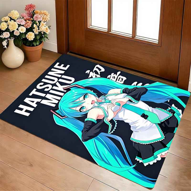 Vocaloid Art Living Room Nonslip Area Rug Soft Carpet For Bedroom Game Playroom Sofa Office Home Decor Doormat Christmas Gift C9268