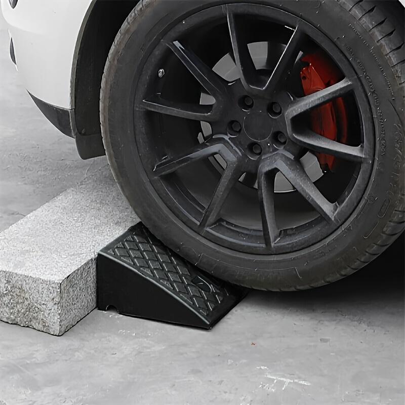 2PC Car Wheelchair Ramp, Portable Threshold Ramp for Pets/Seniors,Lightweight Durable Aluminum Mobility Aid for Home/Outdoor Use