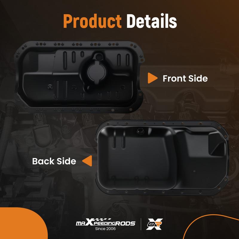 Steel Oil Pan for Honda Civic DX LX Value Package 2001-2005 DOR264417