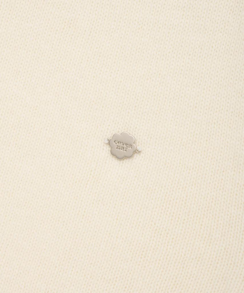 COVERNAT WOMAN Hem Open Detail Knit Ivory