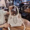 Luxury Fashion Diamonds Leather Women's Bag Small Crossbody Bucket Bag 2023 New Ladies Handbag Niche Party Evening Shoulder Bags