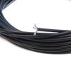 BWR5629 Steel Cable Rope Wire Sound Isolation Protection Hose Inner Diameter 1.2 Mm Outer Dia 4 Mm Length 10 Meters for Universal Many Car Motorcycle