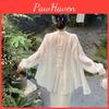 Jacket Sunscreen Summer Shirt Womens Thin New Chinese Style Longsleeved Cardigan Loose Fashion Chiffon Top