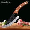 Schmieden Scharfes Hackmesser 5Cr15MoV Küche Holzgriff Küchenmesser Hacken Hotel Haushalt Küchenmesser Hohe Härte Langlebig Obstmesser