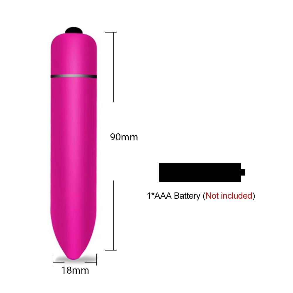 Mini Bullet Vibrator for Women Nipple Clitoral Stimulation Portable Erotic Female Adult Masturbation Battery Sex Toys for Women