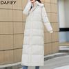 Women's Fashion Casual Fall Winter Solid Color Print Long Sleeve Jackets & Coats Down Coats