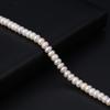 1String, White Natural Freshwater Pearls, Handmade Rondelle Pearl Beads for Jewelry Making DIY Necklaces, Bracelets Crafts (Beads 5-6mm, Length 36cm)