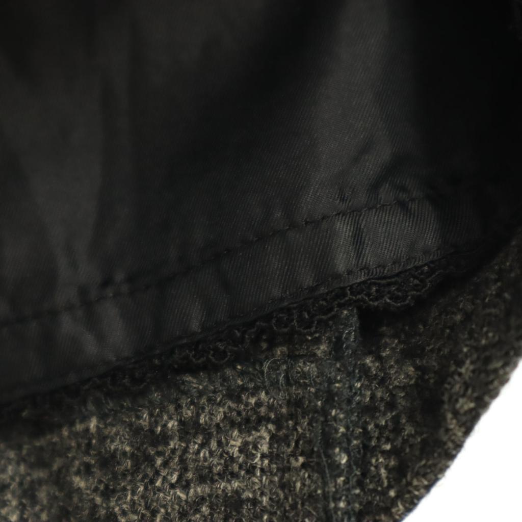 Paul Smith wool blend Skirt suit Setup 38/42 gray BLACK Women Used