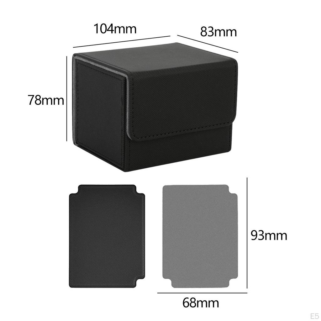 Scatola Mazzo Carte Custodia Carte Protettore Premium Custodia con Sleeves