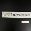 Car 3D Black Logo V8 BITURBO Emblem Car Fender Badge For Mercedes Benz C63 G63 E63 S63 W222 W223 W213 W212 W205 W204 Accessories MU8