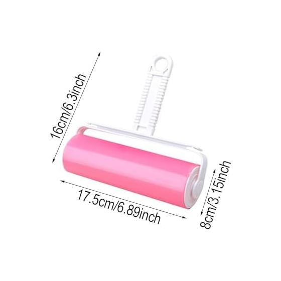[FLYGWIN] Washable and Reusable Adhesive Cleaner, Adhesive Roller Type, for Carpets, Futons, and Bedding, Hair Removal Tool, Pet Hair Removal,