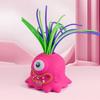 Hair Pulling Screaming Demon Toy with Light 6 Sound Effects Stress Anxiety Relief Portable Kids Teens Adults