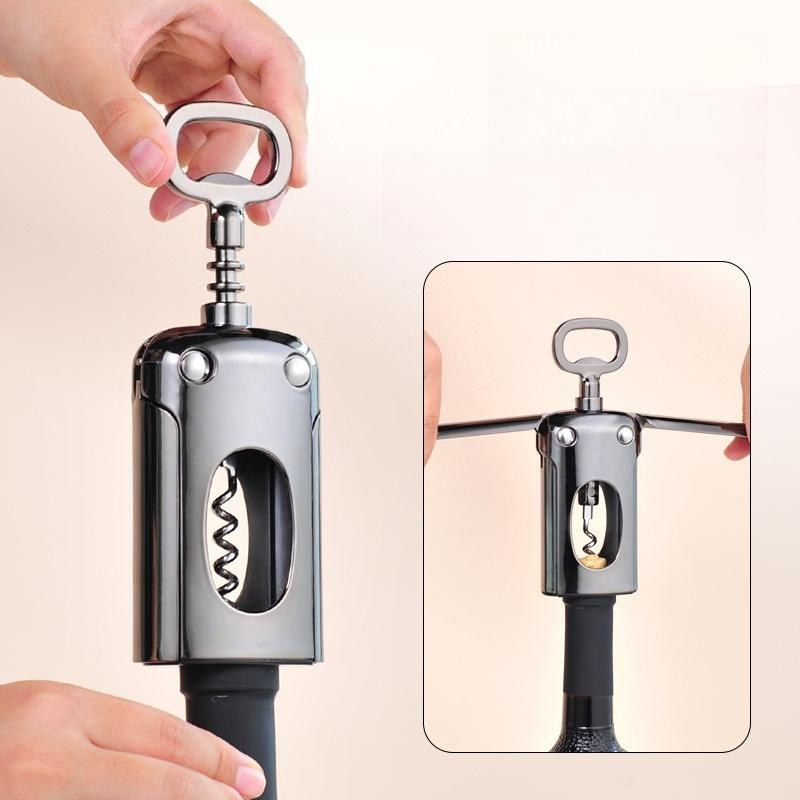 Zinc Alloy Wine Opener Portable Corkscrew Multifunctional Bottle Opener for Bar Restaurant