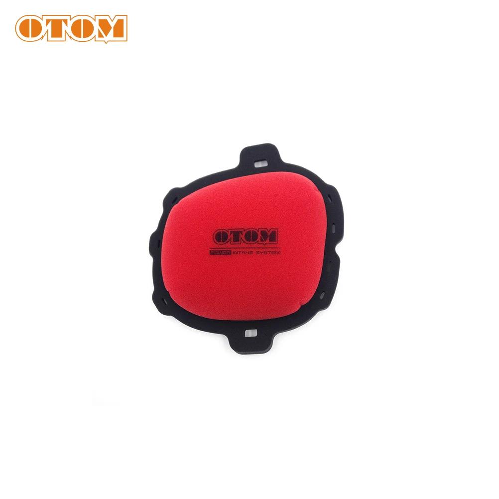 OTOM Motorcycle 2021-2024 Air Filter Cleaner For HONDA CRF250R CRF250RX CRF450RX CRF450RWE Bikes Sponge Element Dual Foam Layer