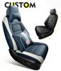 Universal Leather Car Seat Cover: Full Wrap, All-Season, Five-Seat Compatible