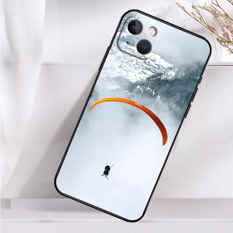 Paragliding Sport Phone Case For iPhone 14 13 12 11 16 15 Pro Max Plus Mini 7 8 X XR XS Max Soft Cover