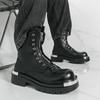 Men's Thick Soled Boots Designer Trendy New Style Party Business Office Outdoor Fashion Street Walking 38-46 Autumn and Winter