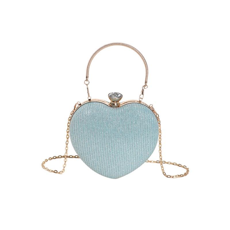 

Trendy And Stylish Small Bag With Unique Lock Buckle 2023 Summer Fashion Chain Shoulder Crossbody Bag Gold Silver Pink Blue) синий