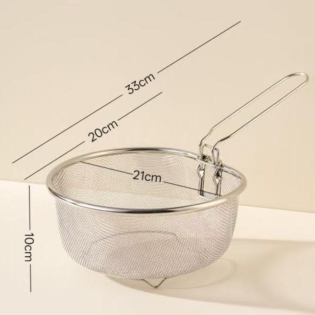 304 Stainless Steel Noodle Scoop Strainer Ladle