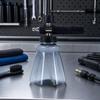 Pressure Washer Foam Dispenser Textured Grip with Translucent Bottle Stainless Steel