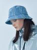 Poejidam Destroyed Denim Bucket Hat In Light Blue