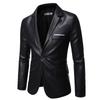 Source PU Leather Suit Leather Jacket Men's Jacket Casual Youth Fashion Handsome Jacket Men's Suit