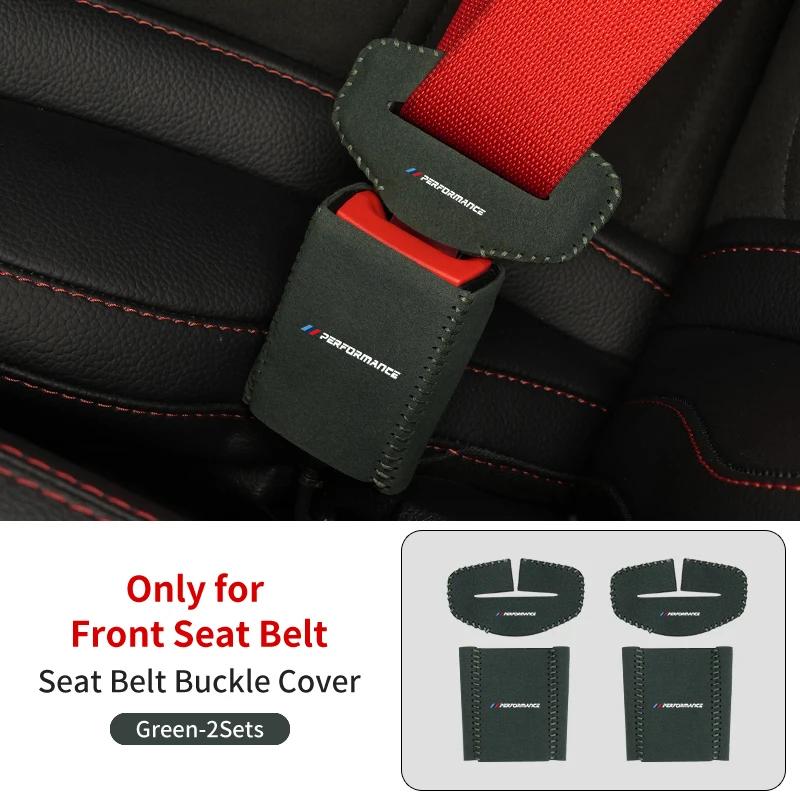 Car Sticker 2025 Hot Car Seat Belt Buckle Protective Cover Safety Belt Plug Clip Case For BMW M X1 X3 X5 X6 X7 E30 E90 M3 E84 E8