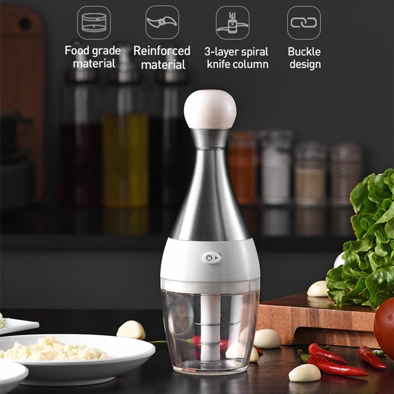 Tlačný ručný mlynček na mäso Drvič potravín Drvič na zeleninu Ovocie Multifunkčný kuchynský sekač Drvič na cesnak