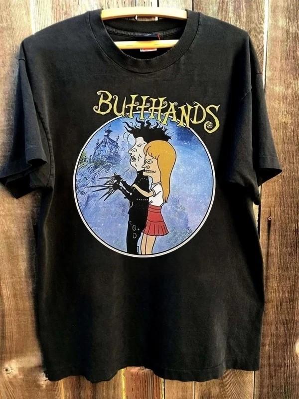 Beavis And Buttheads - Butthand Horror Halloween T shirt Remake S-5XL Unisex T-Shirt S