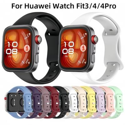 Silikonarmband für Huawei Watch Fit 4 3 4Pro Weiches TPU Armband Ersatzarmband für HW fit4 fit3 Smartwatch Armband correa