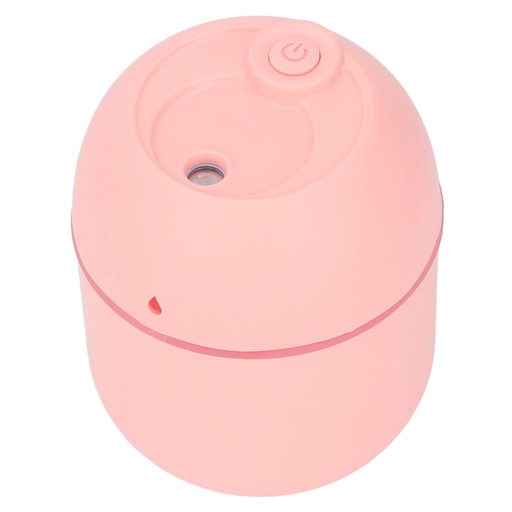 Mini Humidifier Silent USB Plug in Auto Shut Off Small Desktop Humidifier with Night Light for Bedroom Car Office Pink