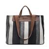 Borse Dolci a Strisce in Tela ad Alta Capacità per Donna  Borsa da Lavoro Standard a Contrasto di Colore alla Moda  Nuove Borse a Spalla Versatili