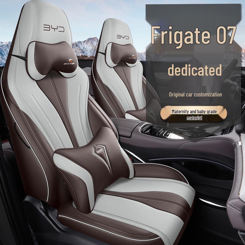 BYD Frigate 07 All-Season Leather Car Seat Cover – Fully Enclosed Universal Fit.